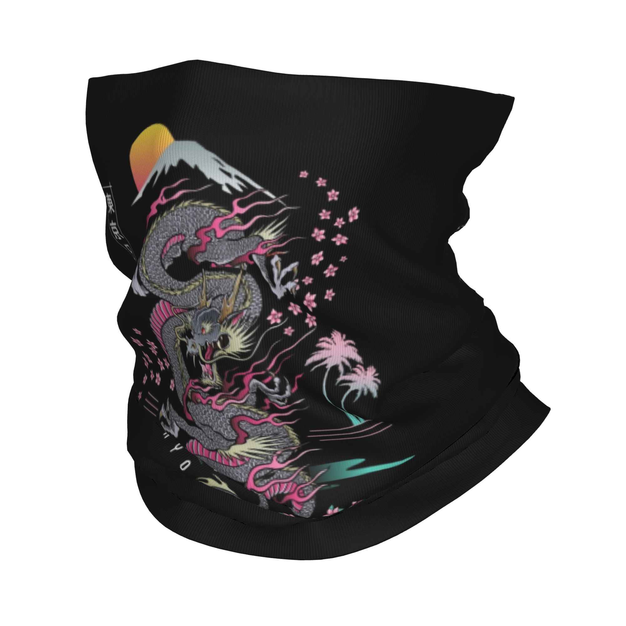 Custom Tokyo Japan Dragon Wint - Neck Warmer Tube ulasan dan harga