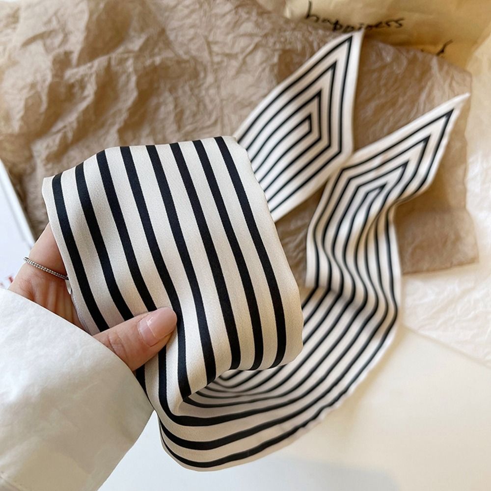 Elegant Stripe French Tie Fema - Silk Tie Striped ulasan dan harga