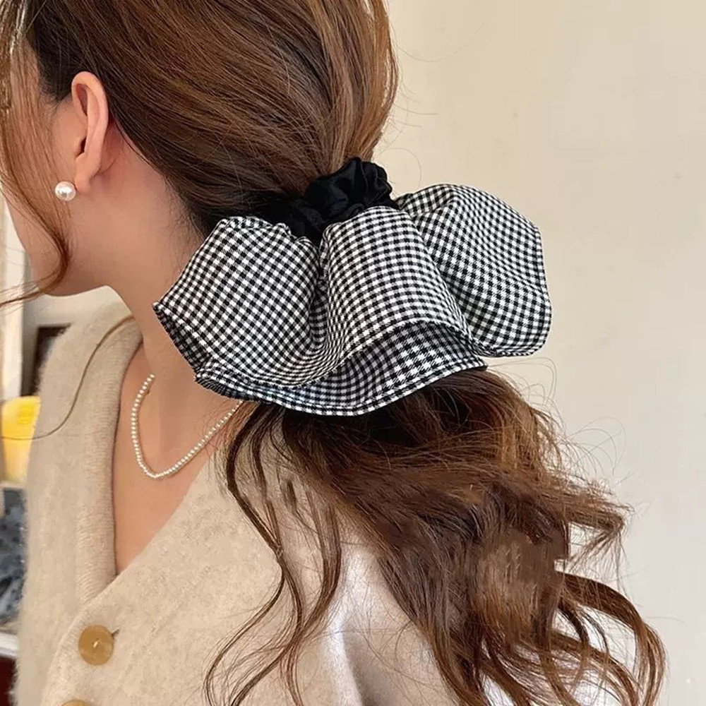 Extra Large Plaid Hair Ties El - Silk Tie Striped ulasan dan harga