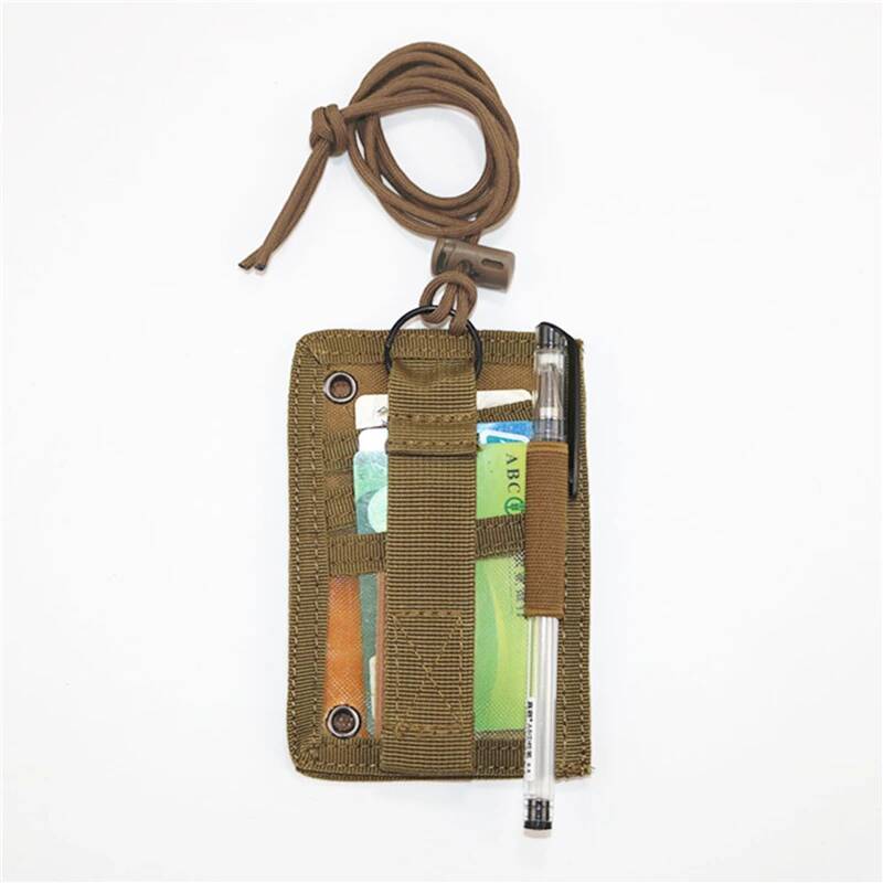 OUIO Tactical ID Card Holder H - Lanyard Badge Holder ulasan dan harga