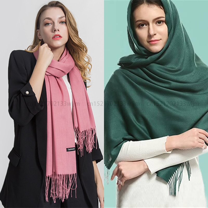 2024 Fashion Winter Women Scar - Stole Wedding Shawl ulasan dan harga