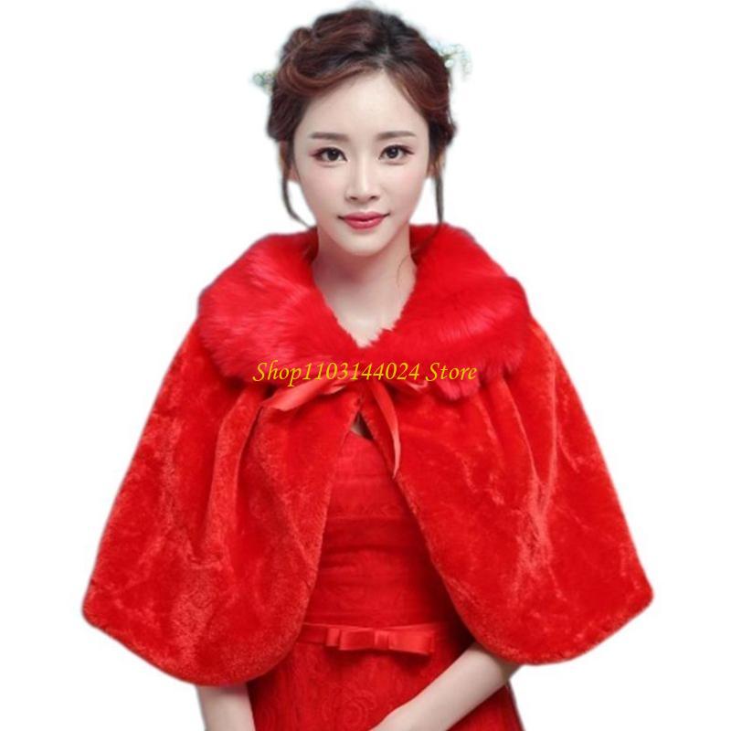 N5KE Womens Winter Thicken Plu - Stole Wedding Shawl ulasan dan harga