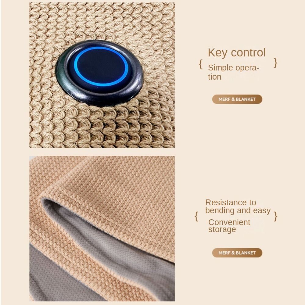 Fashion Wearable USB Electric  - Woven Scarf Blanket ulasan dan harga