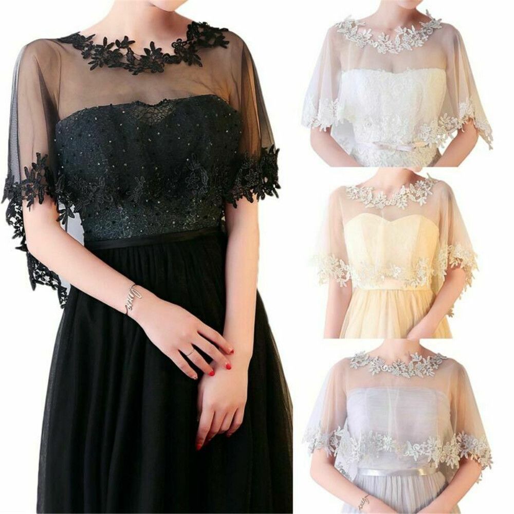 Women Party Bridal Casual Lace - Stole Wedding Shawl ulasan dan harga