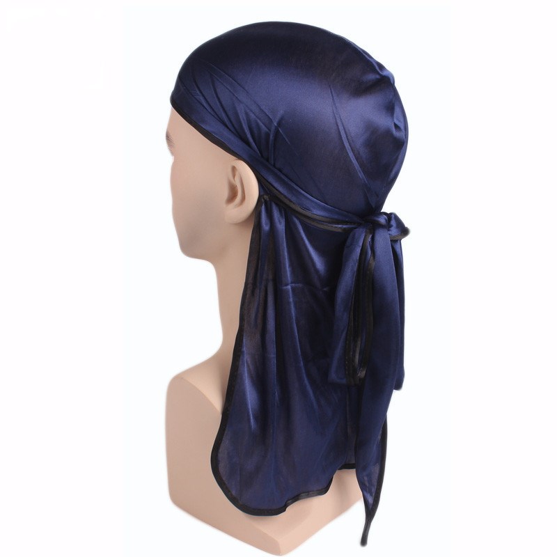 Breathable Men's Silky Satin K - Bandana Doo Rag ulasan dan harga