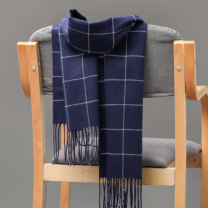 2023 New Winter Men Scarf Keep - Muffler Men Wool ulasan dan harga