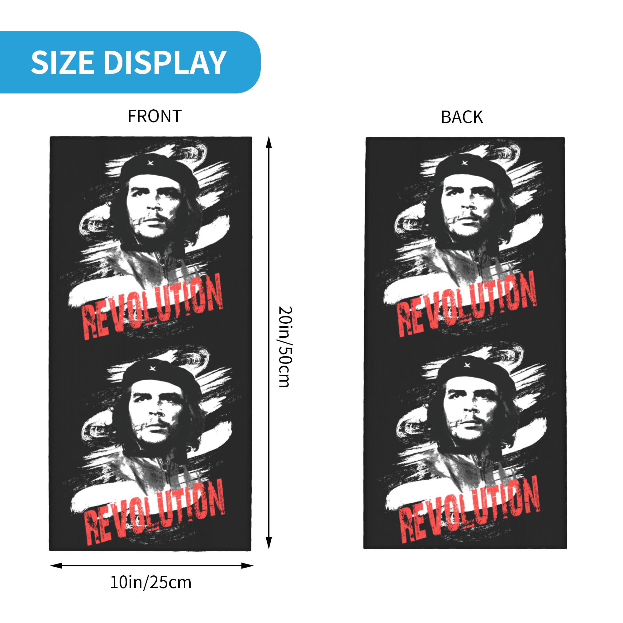 Custom Che Guevara Revolution  - Neck Warmer Tube ulasan dan harga