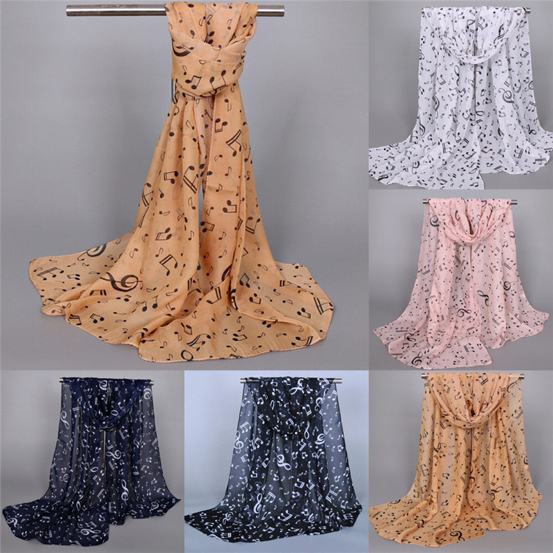 High Quality Scarves Musical N - Infinity Scarf Knit ulasan dan harga
