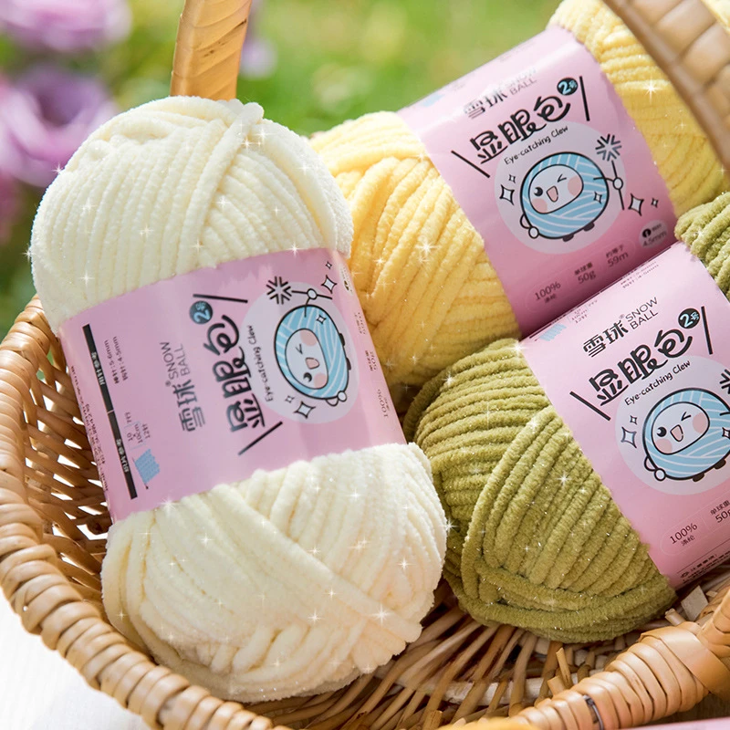 4.5mm 59M Chunky Knitting Yarn - Woven Scarf Blanket ulasan dan harga