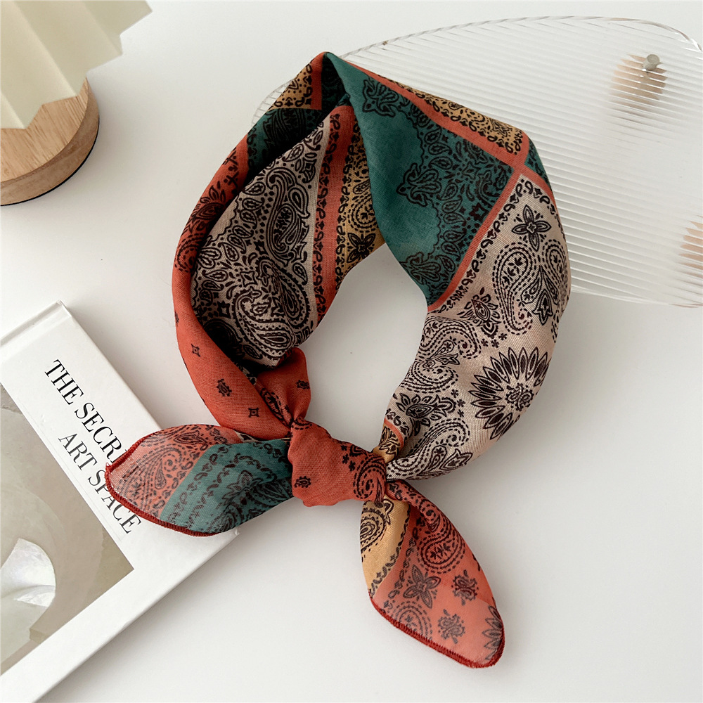Fashion Cotton Scarf Women Flo - Bandana Cotton ulasan dan harga