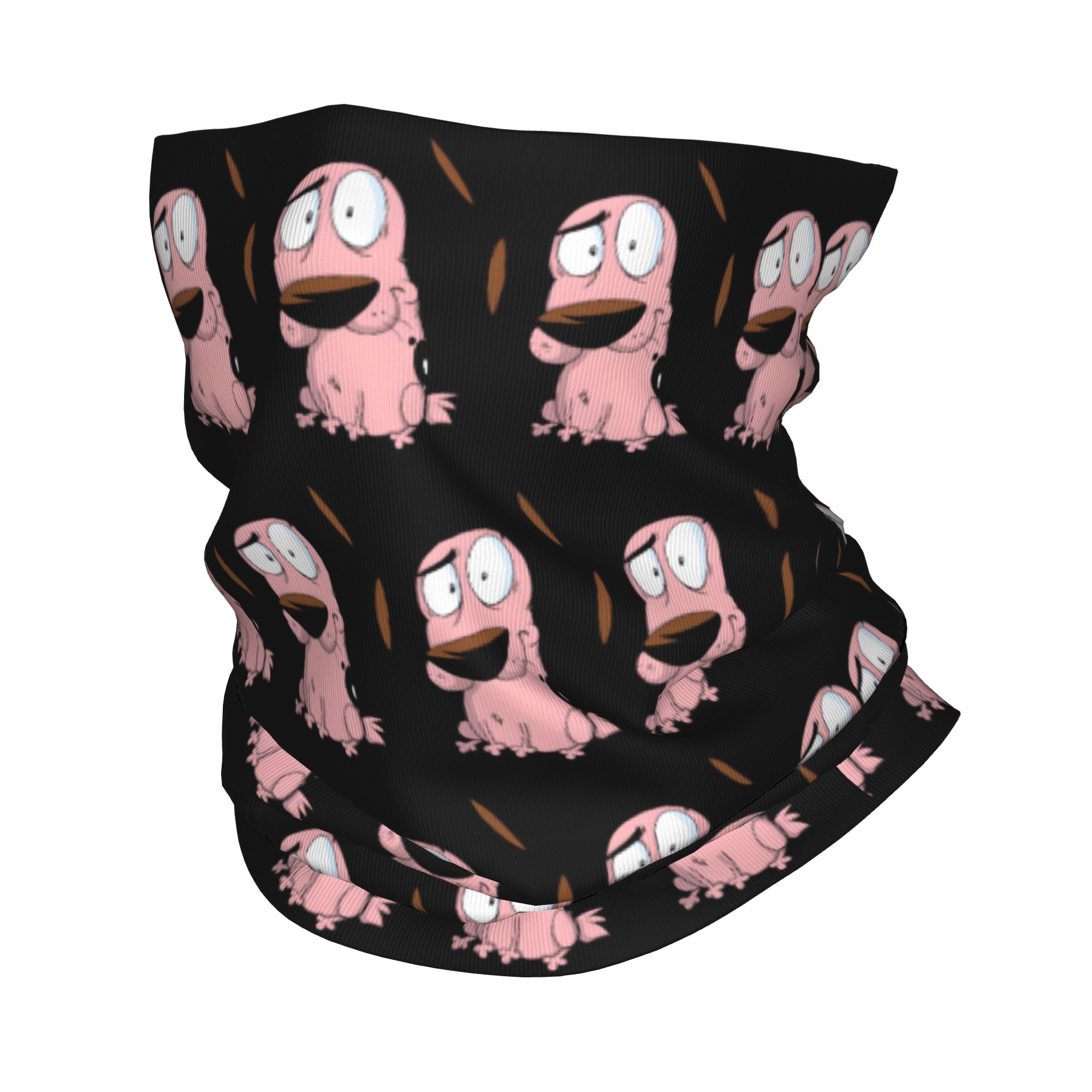 Custom Cartoon Courage Dog Win - Neck Warmer Tube ulasan dan harga