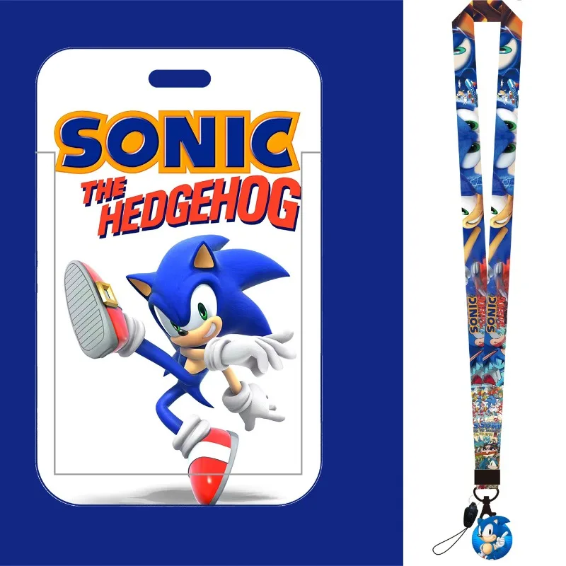 Cartoon Sonic Bus Card Holder  - Lanyard Badge Holder ulasan dan harga