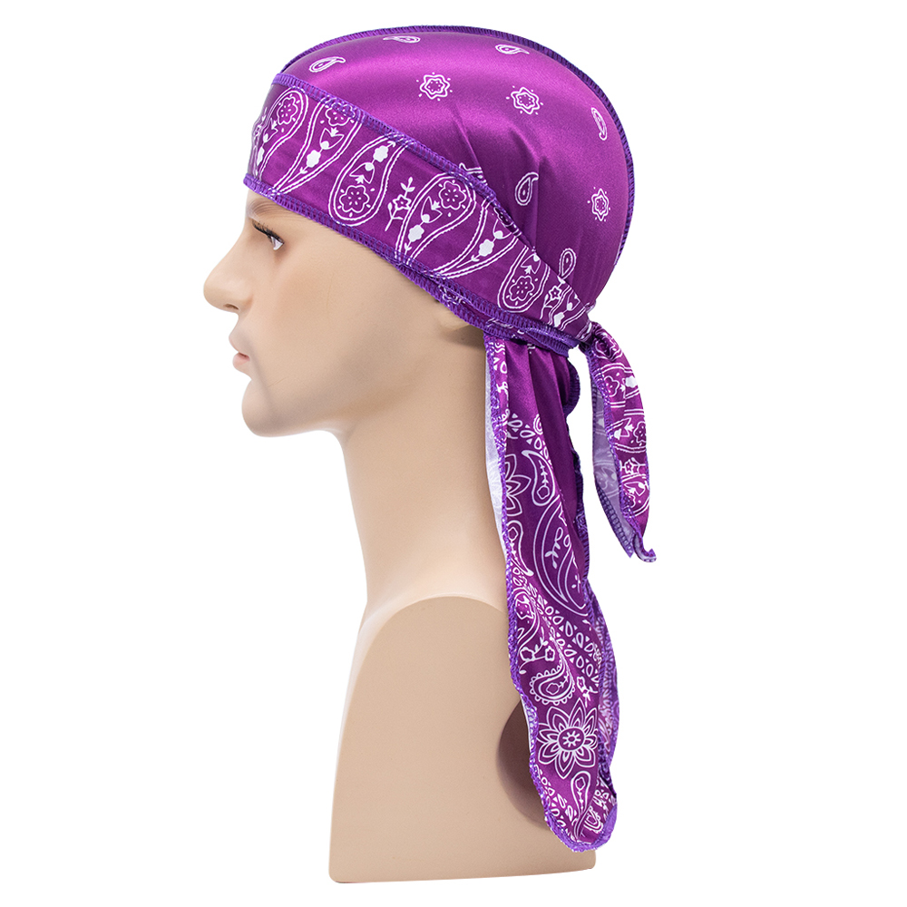 Long Tail Silky Scarf Muslim U - Bandana Doo Rag ulasan dan harga