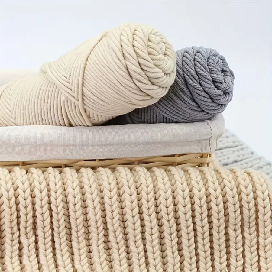 1Pc Lover's Cotton Yarn 8-Stra - Woven Scarf Blanket ulasan dan harga