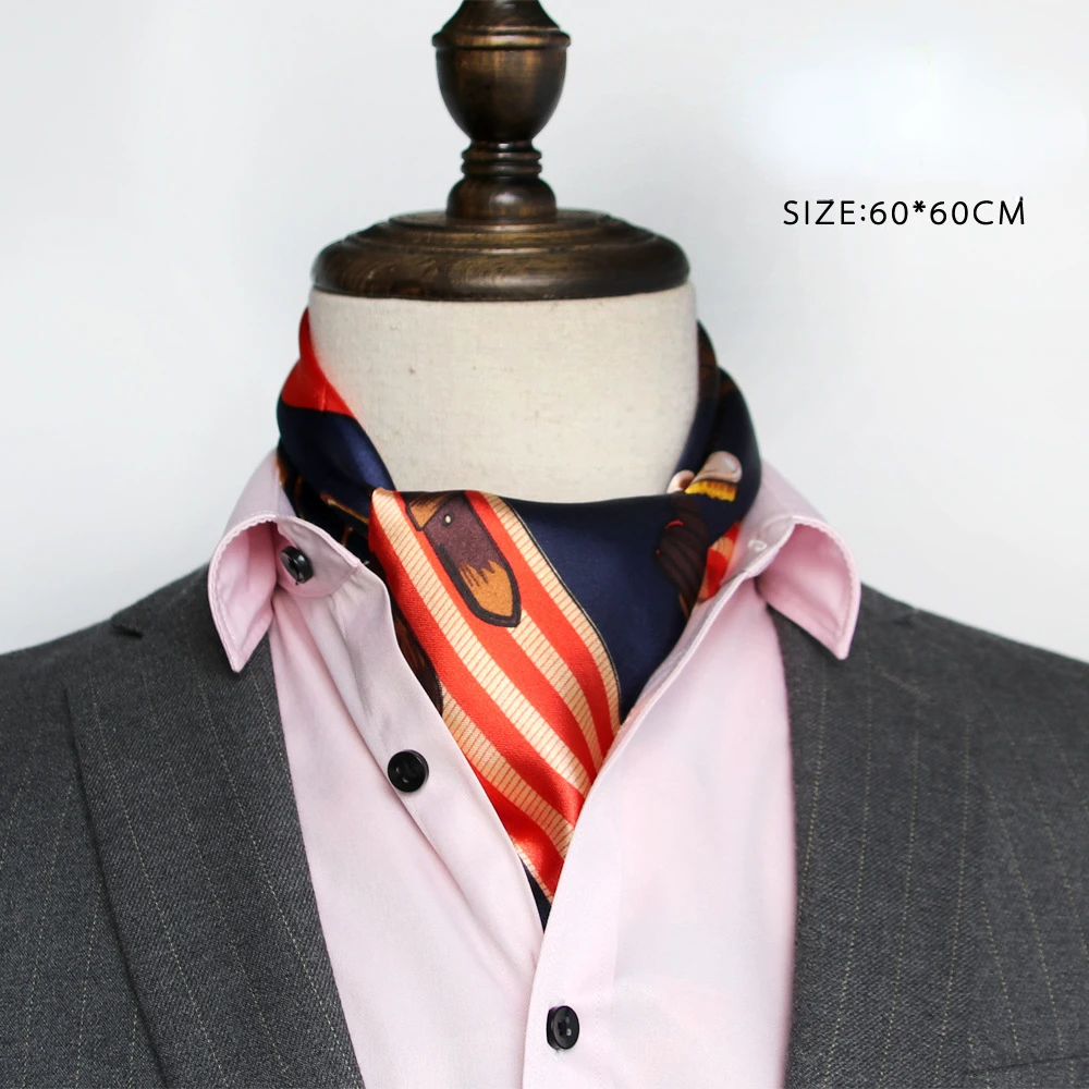 British Men's Silk Scarf Small - Bandana Cotton ulasan dan harga