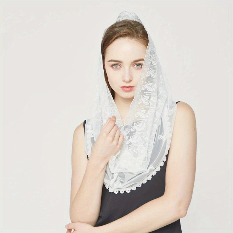 Women Chapel Veils Lady Mantil - Infinity Scarf Knit ulasan dan harga