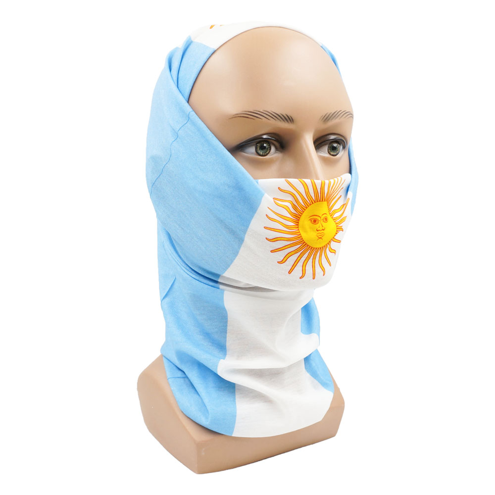 Summer Breathable Argentina Fl - Ascot Neck Scarf ulasan dan harga