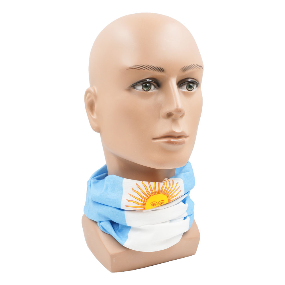 Summer Breathable Argentina Fl - Ascot Neck Scarf ulasan dan harga