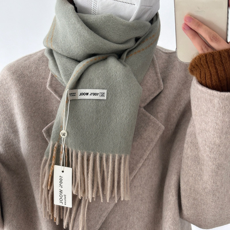 Elegant Good Quality 100% Wool - Muffler Men Wool ulasan dan harga