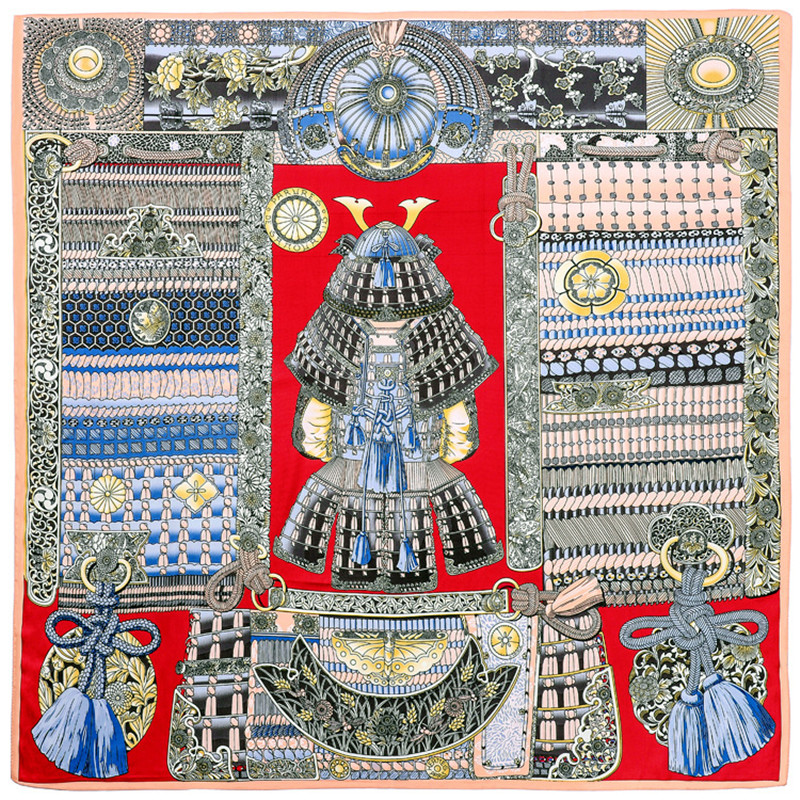 2024 New Design Court Armor Sc - Scarf Silk Square ulasan dan harga