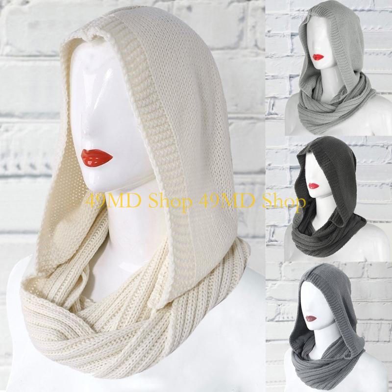 49MD Winter Hat for Women Hood - Infinity Scarf Knit ulasan dan harga