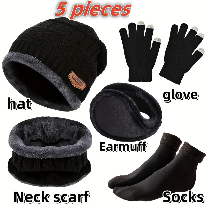 Men's winter hat, outdoor wint - Muffler Men Wool ulasan dan harga