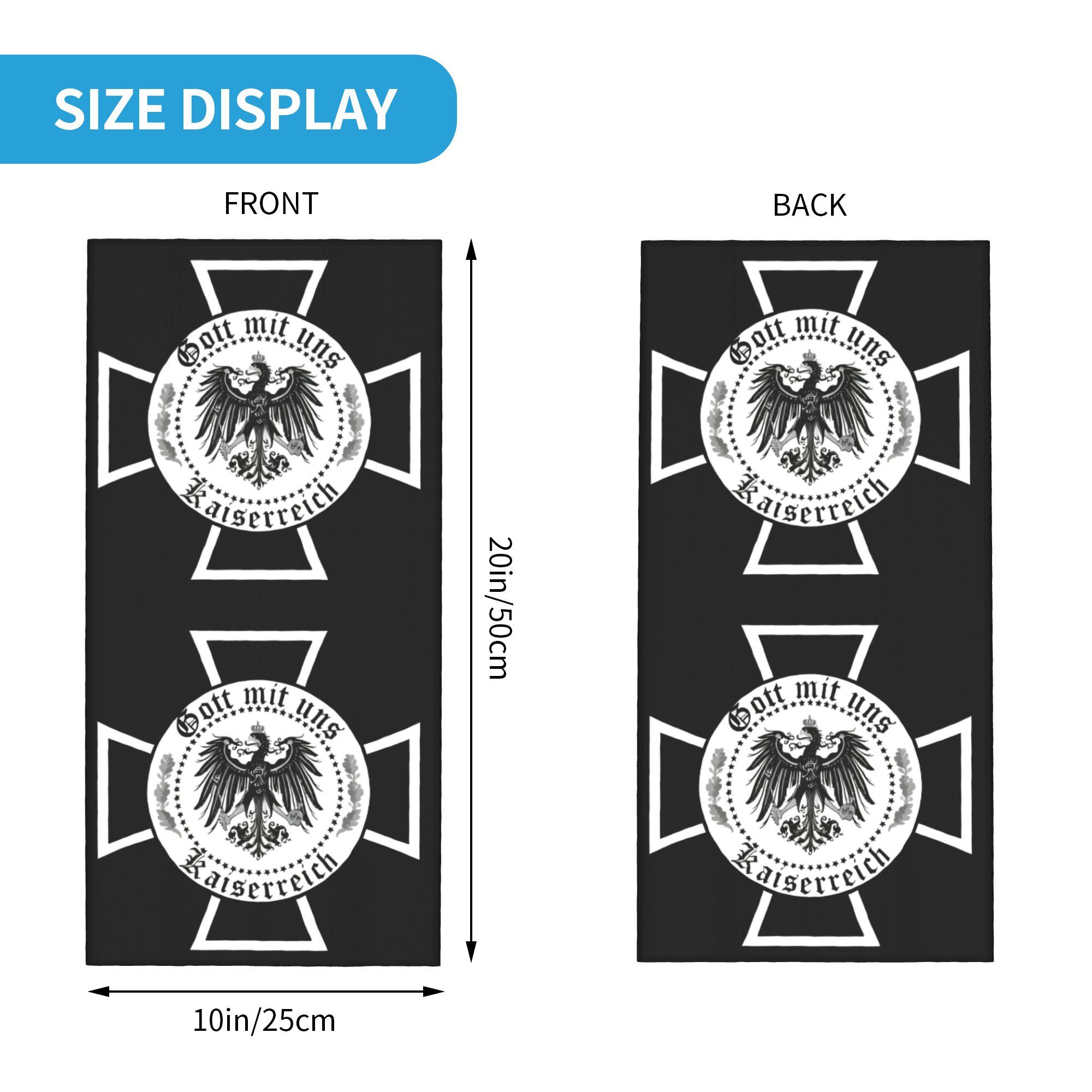Custom German Empire Eagle Cro - Neck Warmer Tube ulasan dan harga