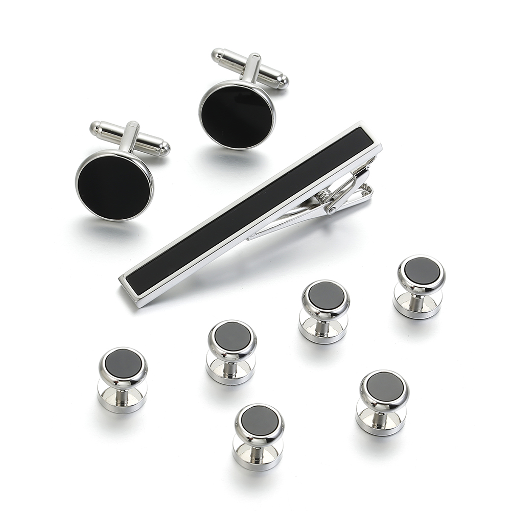 VAGULA 9 PCS Tie bar Cuff link - Tie Bar Set Gift ulasan dan harga