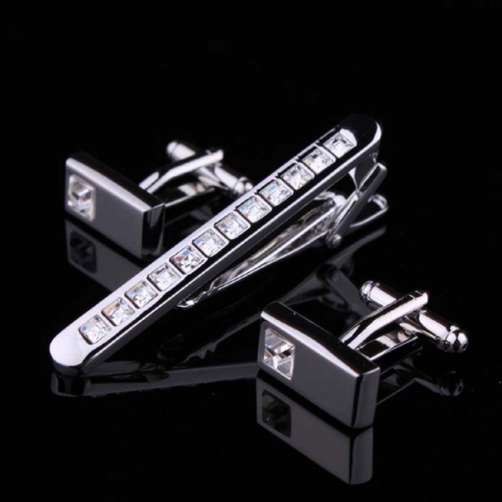 A Set Men's Tie Clip Groom Tux - Tie Bar Set Gift ulasan dan harga